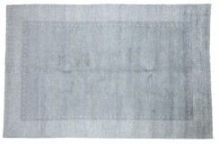 Salonowy gruby, ciepły dywan gabbeh 200x300cm wełna argentyńska szary, Indie