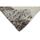 Beżowy etniczny dywan Berber Marokański gruby do salonu 100% wełniany 170x240cm ręcznie tkany