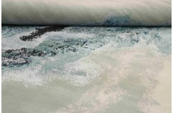 Jedwabny / wełniany dywna z Nepalu 170x240cm w stylu abstrakcyjnym