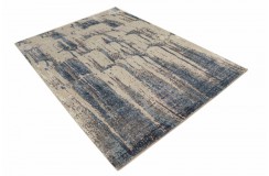 Jedwabny / wełniany dywna z Nepalu 250x350cm w stylu vintage