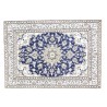 Nain gęsto ręcznie tkany dywan z Iranu wełna + jedwab ok 150x215cm zielony majestatyczny