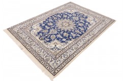 Ręcznie tkany dywan Nain z Iranu 150x215cm granatowy okazja