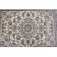 Nain gęsto ręcznie tkany dywan z Iranu wełna + jedwab ok 150x200cm beżowy majestatyczny