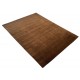 Gładki 100% wełniany dywan Gabbeh Handloom brązowy 250x300cm bez wzorów