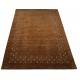Gładki 100% wełniany dywan Gabbeh Handloom brązowy 200x300cm delikatne wzory