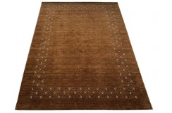 100% wełna gruby dywan handloom Lori z Indii brązowy 200x300cm
