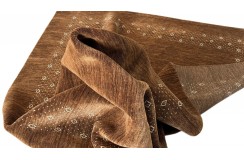 100% wełna gruby dywan handloom Lori z Indii brązowy 200x300cm