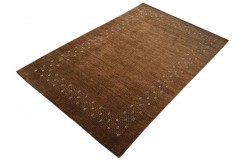 100% wełna gruby dywan handloom Lori z Indii brązowy 200x300cm