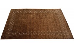 100% wełna gruby dywan handloom Lori z Indii brązowy 200x300cm