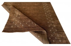 100% wełna gruby dywan handloom Lori z Indii brązowy 200x300cm
