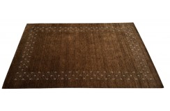 100% wełna gruby dywan handloom Lori z Indii brązowy 200x300cm