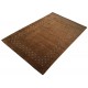 Gładki 100% wełniany dywan Gabbeh Handloom brązowy 250x300cm delikatne wzory