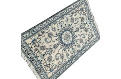 Ręcznie tkany dywan Nain 12lah kashmar z Iranu 85x142cm beżowy