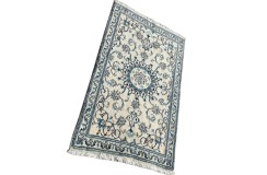 Ręcznie tkany dywan Nain 12lah kashmar z Iranu 85x142cm beżowy