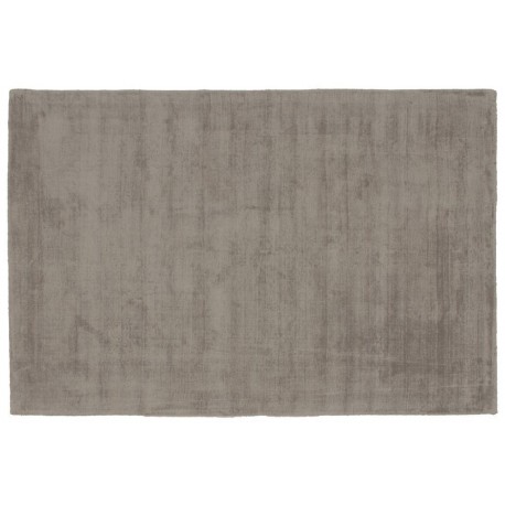 Brązowo-szary lśniący designerski dywan w pasy wiskoza Obsession my Maori 220 Taupe160x230cm