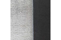 Nowoczesny dywan shaggy Grey 120x180cm poliester i bawełna