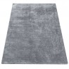 Nowoczesny dywan shaggy Grey 120x180cm poliester i bawełna