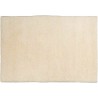 Ecru gładki dywan Berber Marokański do salonu 100% wełniany 250x300cm