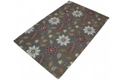 100% wełna gruby dywan z Indii  150x240cm design do salonu pętelkowy