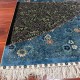 Tradycyjny turecki unikatowy jedwabny dywan  z rajskim ogrodem 152x213cm ręcznie tkany, Turcja