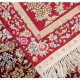 KOM - kwiatowy piękny perski dywan (GHOM) 100% jedwab ręcznie tkany Iran oryginalny 60x90cm