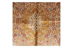Jedwabny gęsto tkany dywan Kaszmir z Indii jedwab naturalny 140x200cm