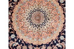 Jedwabny gęsto tkany dywan Kaszmir z Indii jedwab naturalny 150x240cm