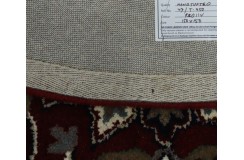 Klasyczny dywan z perskim wzorem wełna 150x150cm kwiatowy okrągły