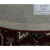 Klasyczny dywan z perskim wzorem wełna 150x150cm kwiatowy okrągły