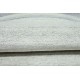 Nowoczesny beżowy dywan do salonu 100% wełniany tafting 150x150cm okrągły