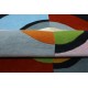 Nowoczesny czarny, kolorowuy dywan do salonu 100% wełniany tafting 160x230cm unikatowy design