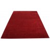 Gładki 100% wełniany dywan Gabbeh Handloom Loribaft czerwony 250x300cm delikatne wzory