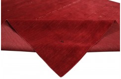 100% wełna gruby dywan handloom Lori z Indii czerwony 250x300cm