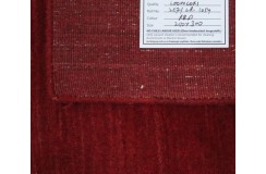 100% wełna gruby dywan handloom Lori z Indii czerwony 250x300cm