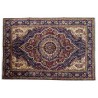 Dywan perski Tabriz 200x300cm 100% wełna z Iranu unikatowy klasyczny granatowy kwiatowy 