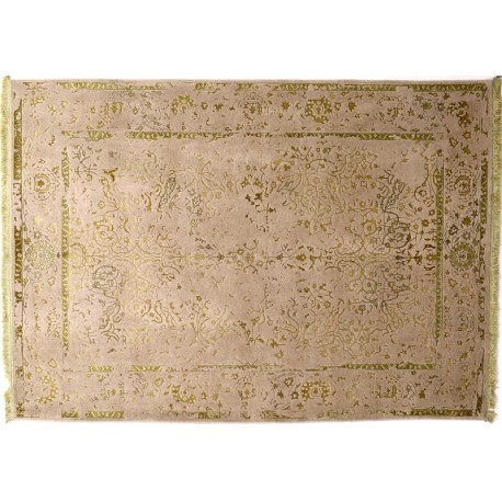 Unikatowy dywan z Nepalu design abstrakcyjny vintage Contemprary wełna / jedwab 170x240cm luksusowy