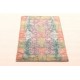 Odważny, kolorowy dywan z Nepalu design abstrakcyjny vintage Contemprary wełna / jedwab 60x90cm luksusowy
