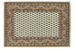 Wełniany ręcznie tkany dywan Mir Saruk z Indii 250x350cm orientalny brązowy