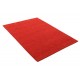 Gładki 100% wełniany dywan Gabbeh Handloom czerwony 250x350cm bez wzorów gładki