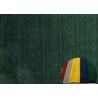 Gładki 100% wełniany dywan Gabbeh Handloom zielony 250x350cm bez wzorów gładki
