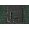 100% wełna gruby dywan Gabbeh  handloom z Indii zielony 250x350cm