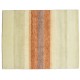 100% wełniany dywan Gabbeh Loribaft Handloom beżowy rdzawy 150x200cm w pasy