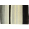 Gładki 100% wełniany dywan Gabbeh Loribaft Handloom turkusowy 170x240cm etniczne wzory