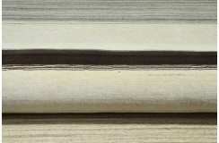 100% wełna gruby dywan loribaft z indii szary czarny 170x240cm