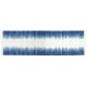 Niebieski cieniowany kilim 100% wełniany dywan płasko tkany 55x200cm dwustronny Indie geometryczny wzór