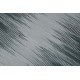 Zielono-szary cieniowany kilim 100% wełniany dywan płasko tkany 55x200cm dwustronny Indie geometryczny wzór