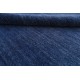 Gładki 100% wełniany dywan Gabbeh Handloom niebieski 250x350cm bez wzorów gładki