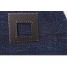 Gładki 100% wełniany dywan Gabbeh Handloom niebieski 250x350cm bez wzorów gładki
