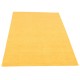 Gładki 100% wełniany dywan Gabbeh Handloom żółto-pomarańczowy 250x300cm bez wzorów gładki