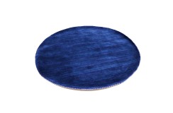 100% wełna gruby dywan Gabbeh  handloom z Indii niebieski 250x250cm